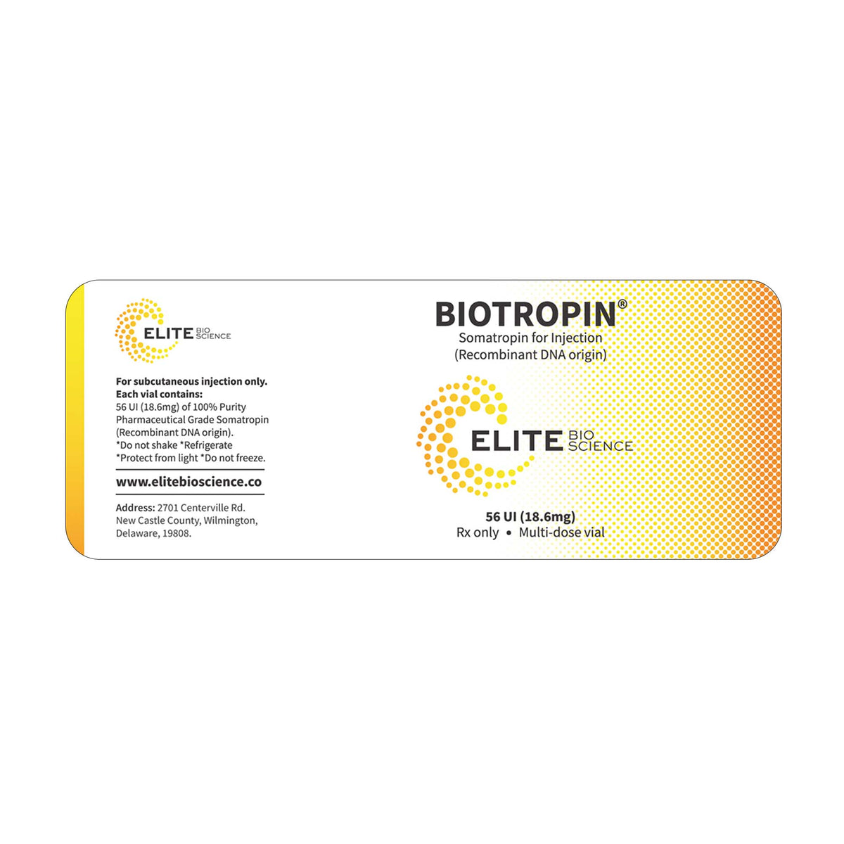 Somatropin Vial (BioTropin HGH) - Growth Hormone | Buy Online – Elite ...